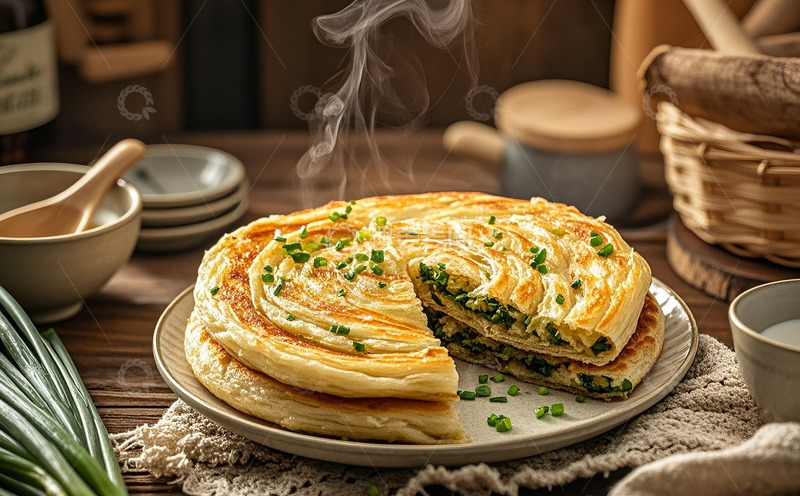 高清大图下载【趣麦麦图】葱油饼5