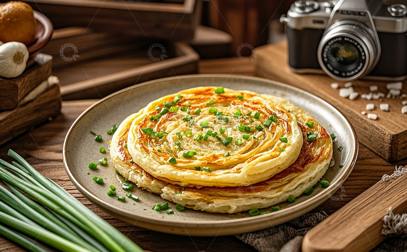 高清大图下载【趣麦麦图】葱油饼