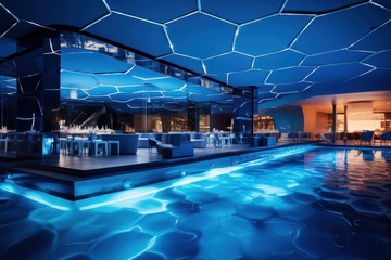 游泳池度假酒店