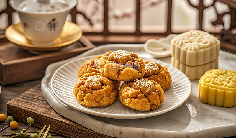 高清大图下载【趣麦麦图】鸡仔饼1
