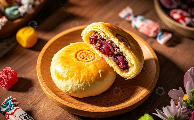 高清大图下载【趣麦麦图】鲜花饼6