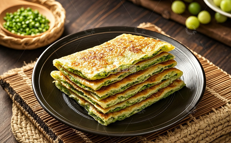 高清大图下载【趣麦麦图】韭菜饼6