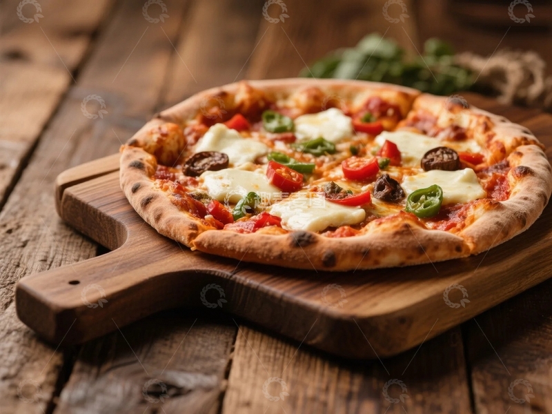 高清大图下载【趣麦麦图】美味的披萨饼