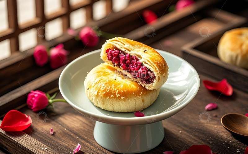 高清大图下载【趣麦麦图】鲜花饼3