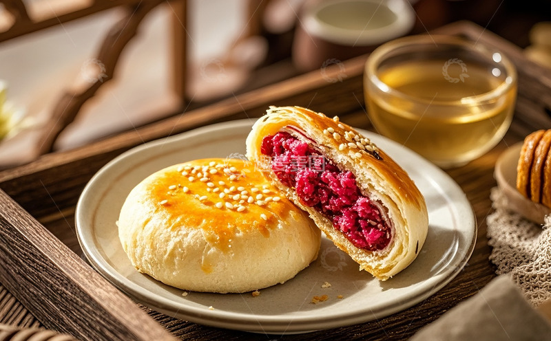 高清大图下载【趣麦麦图】鲜花饼1