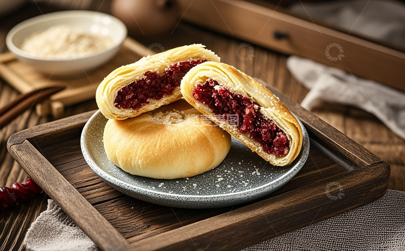 高清大图下载【趣麦麦图】鲜花饼