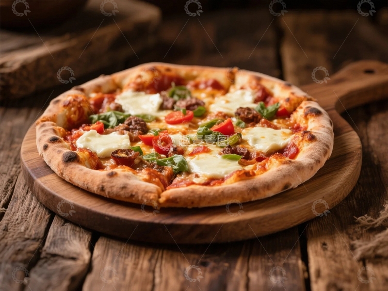 高清大图下载【趣麦麦图】美味的披萨饼1