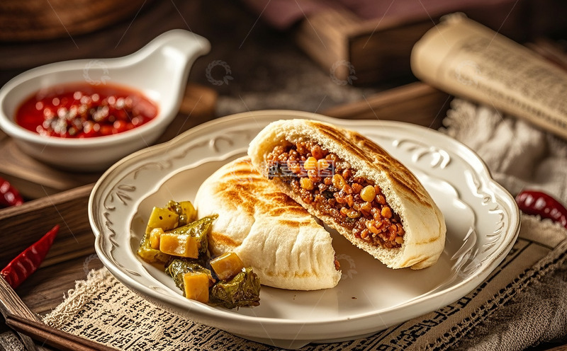 高清大图下载【趣麦麦图】肉夹馍2