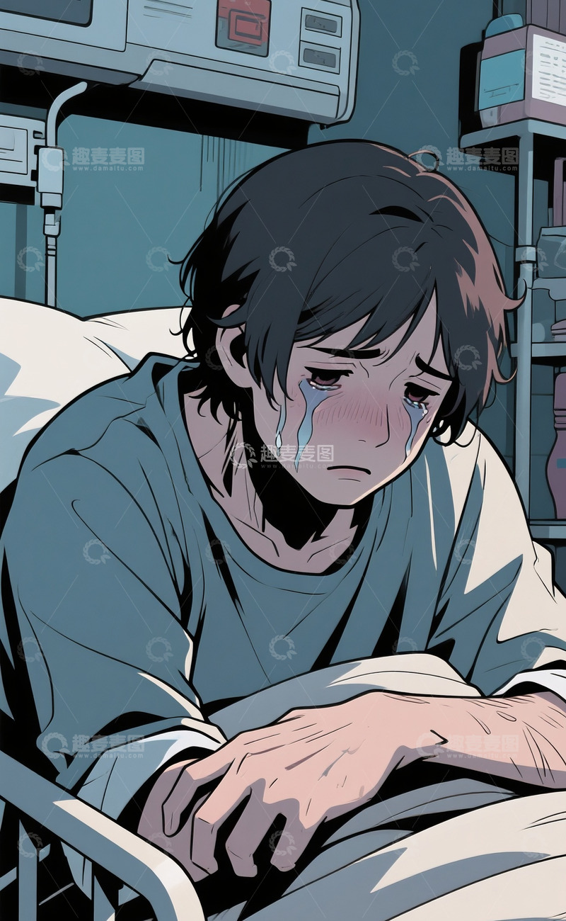 高清大图下载【趣麦麦图】抑郁症的病人3