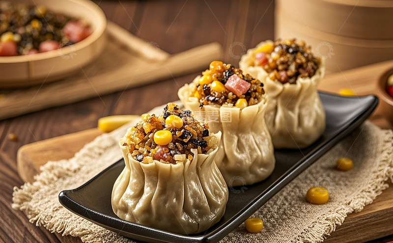 高清大图下载【趣麦麦图】烧麦4