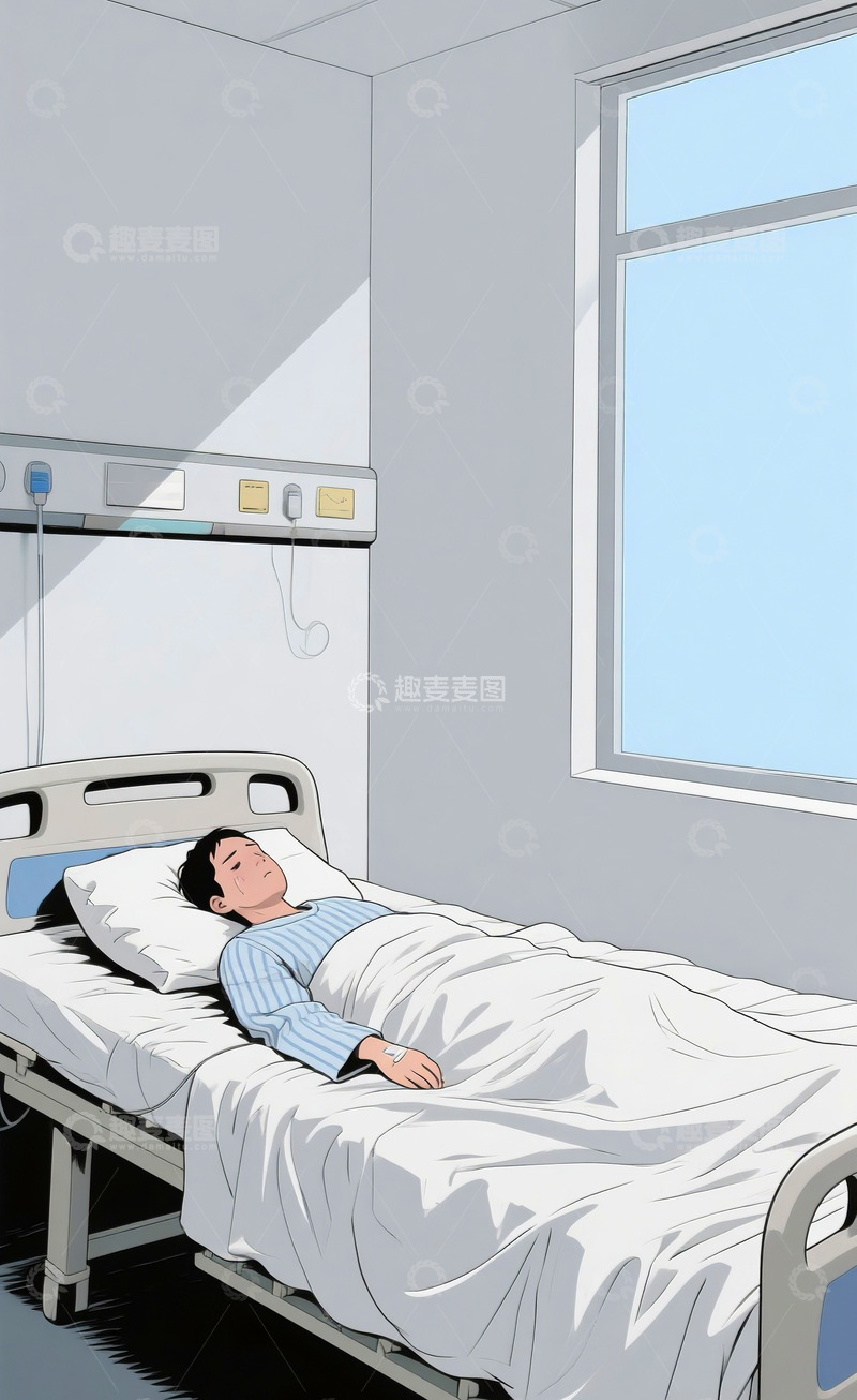 高清大图下载【趣麦麦图】-抑郁症的病人1