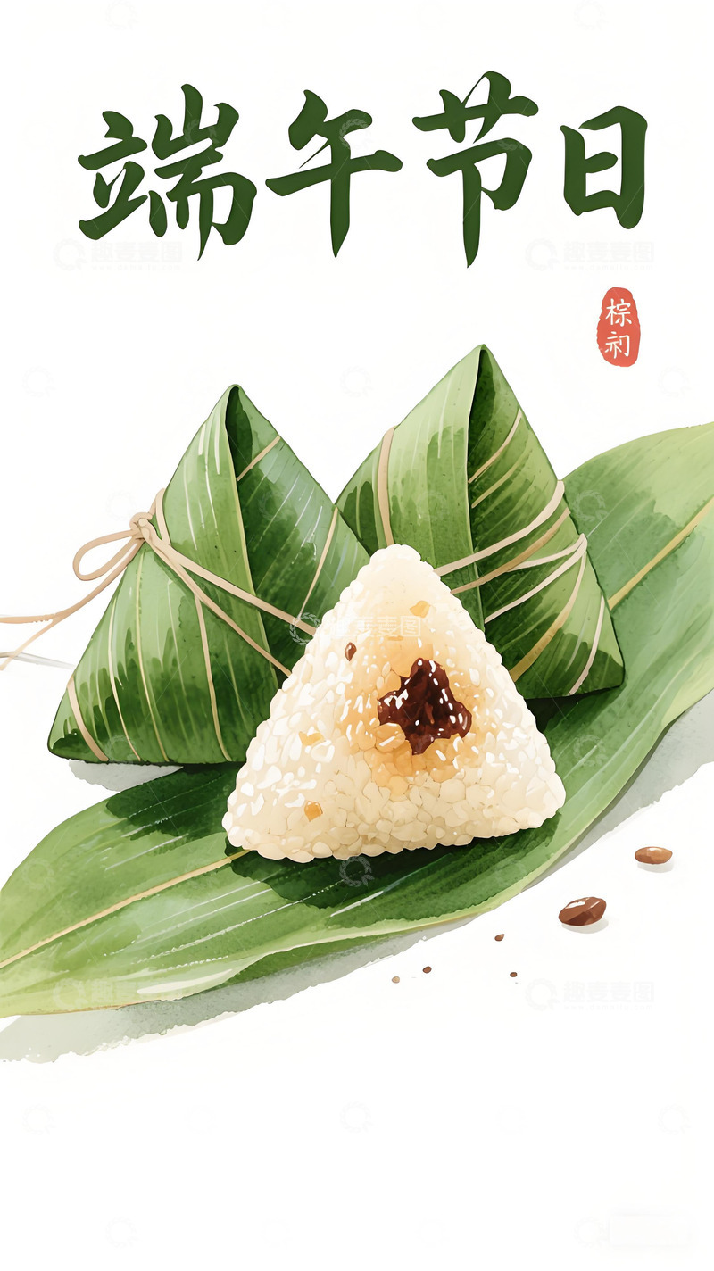 高清大图下载【趣麦麦图】端午节海报188