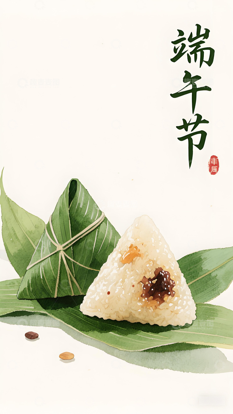 高清大图下载【趣麦麦图】端午节海报198