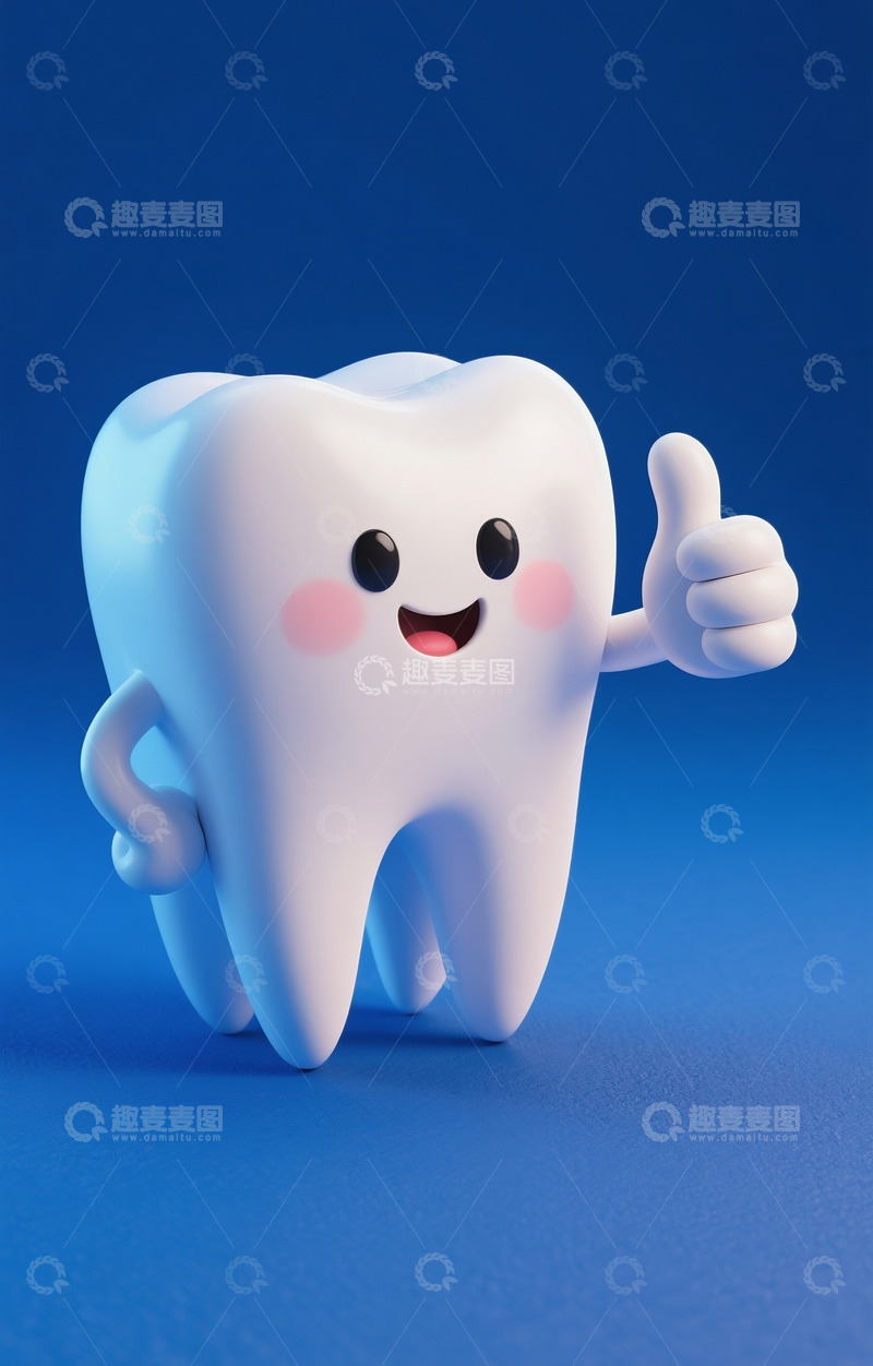 高清大图下载【趣麦麦图】欢乐的牙齿12