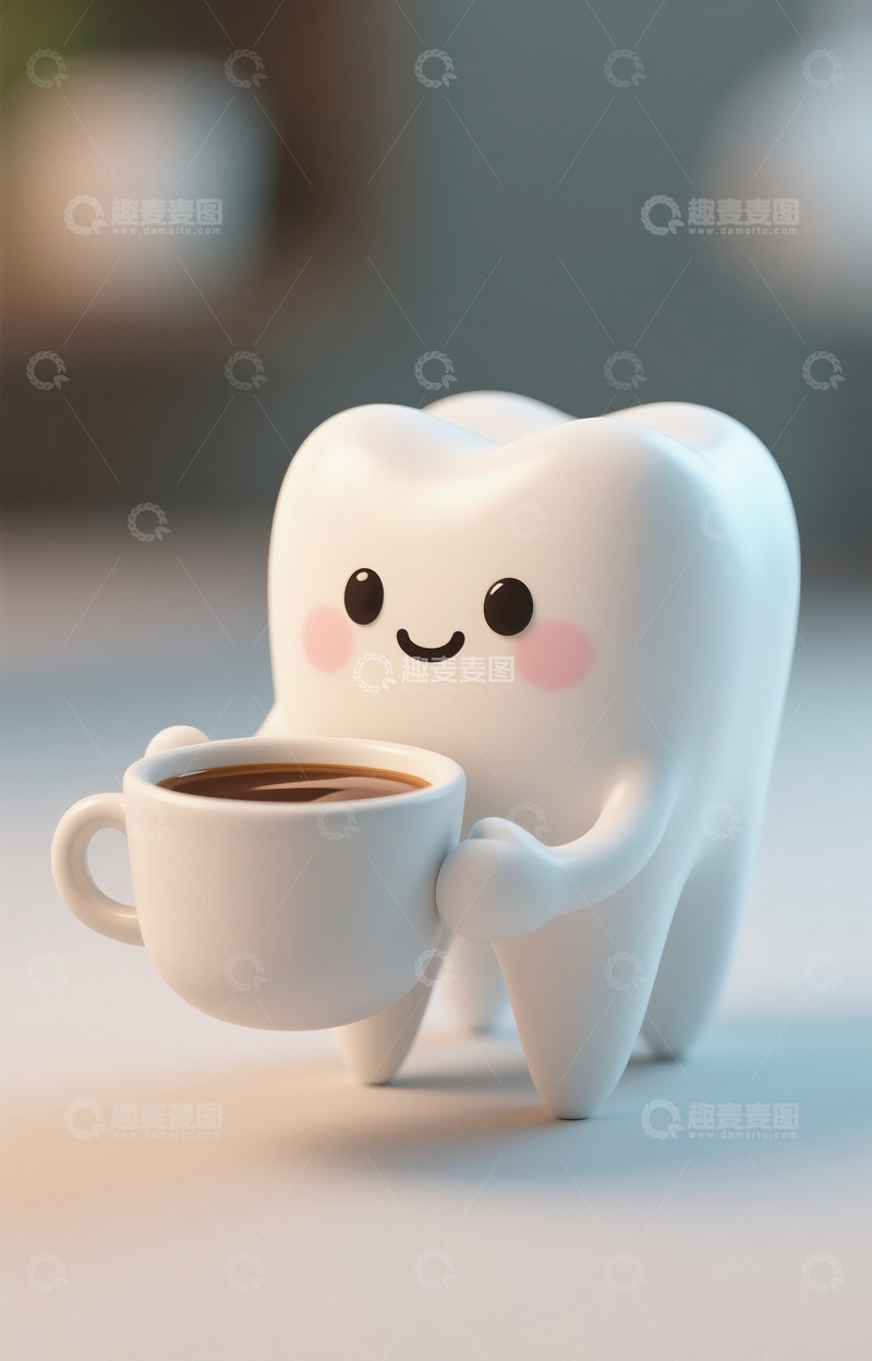 高清大图下载【趣麦麦图】欢乐的牙齿8
