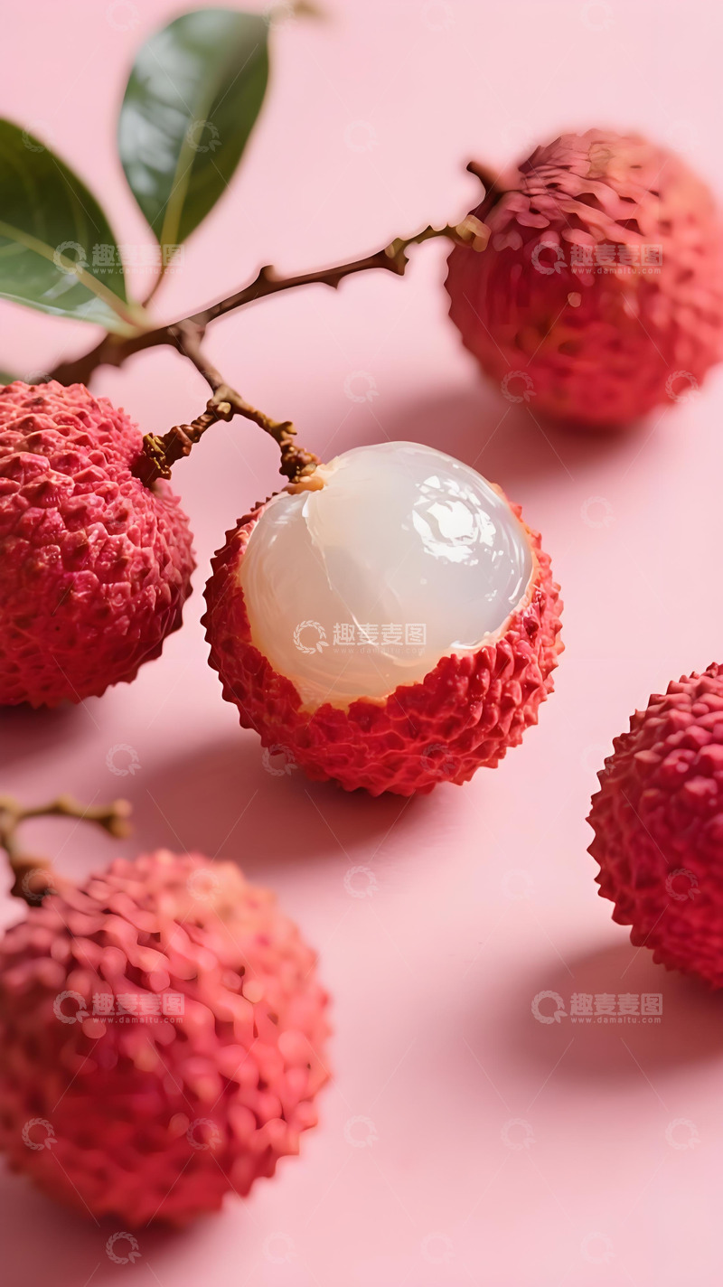 高清大图下载【趣麦麦图】水润荔枝特写摄影4