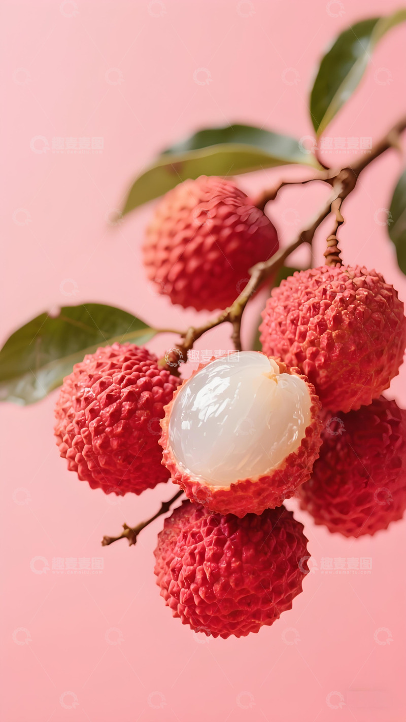 高清大图下载【趣麦麦图】水润荔枝特写摄影13