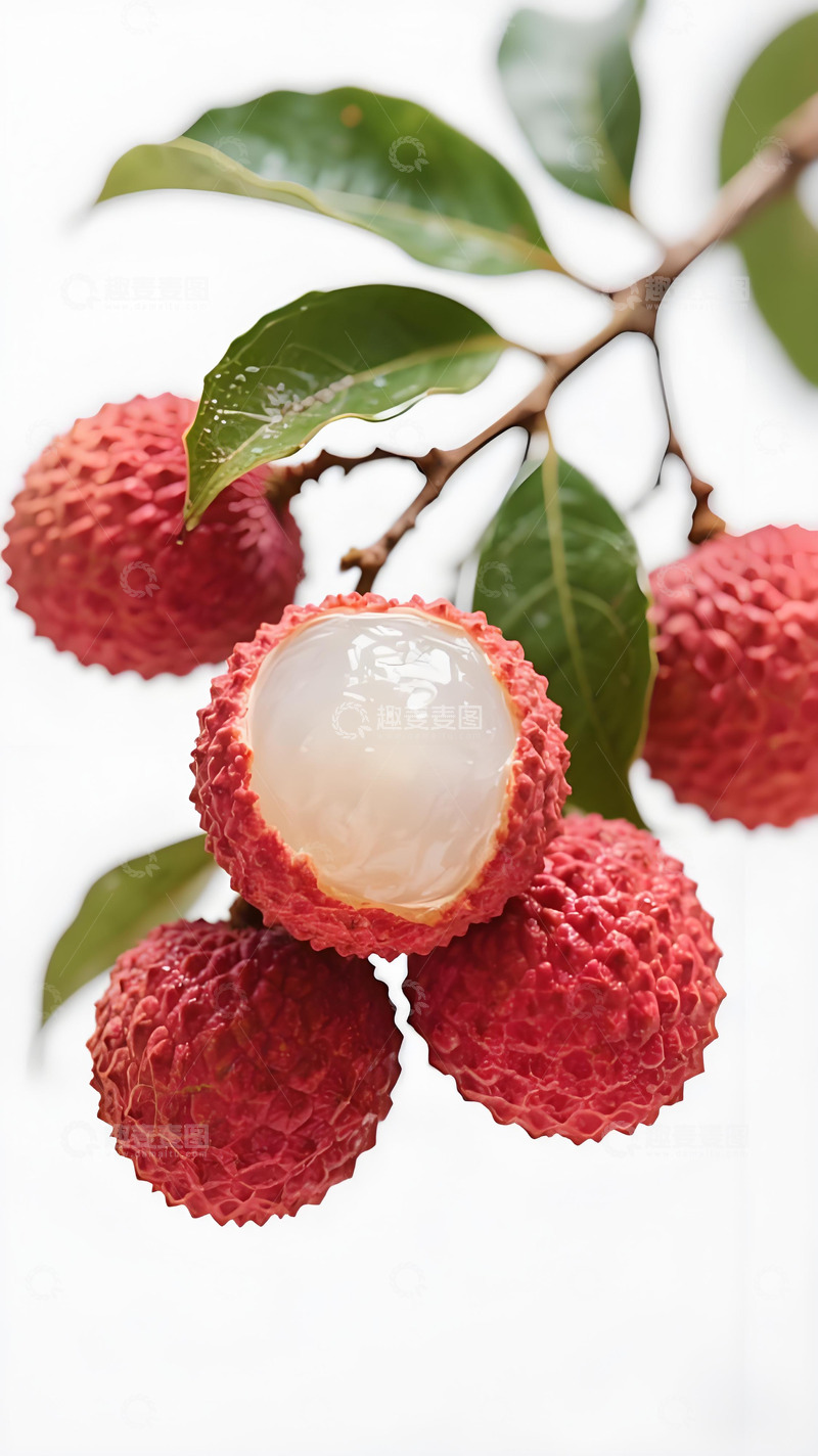高清大图下载【趣麦麦图】水润荔枝特写摄影5