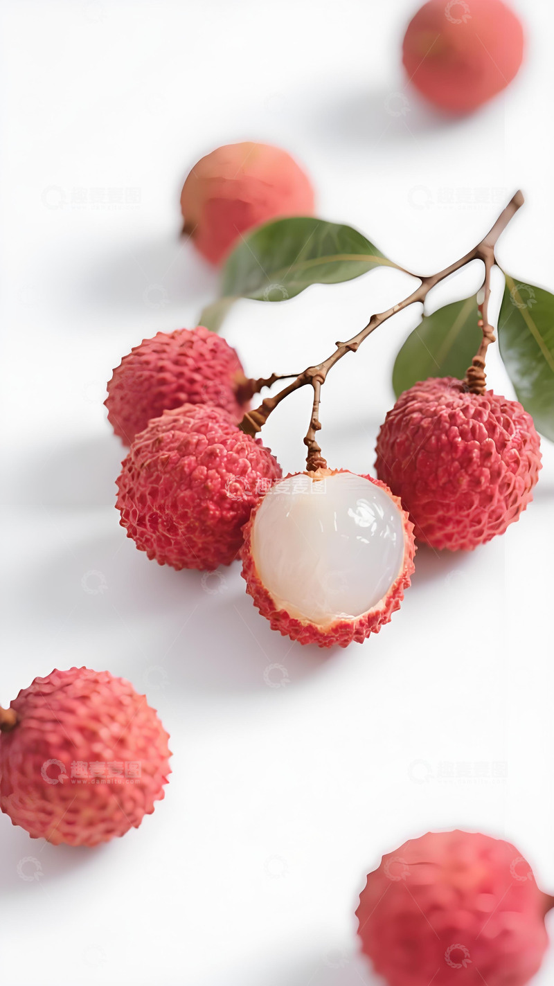 高清大图下载【趣麦麦图】水润荔枝特写摄影8