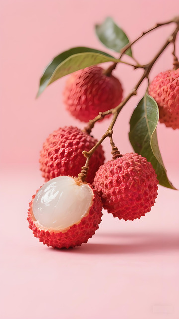 水润荔枝特写摄影7