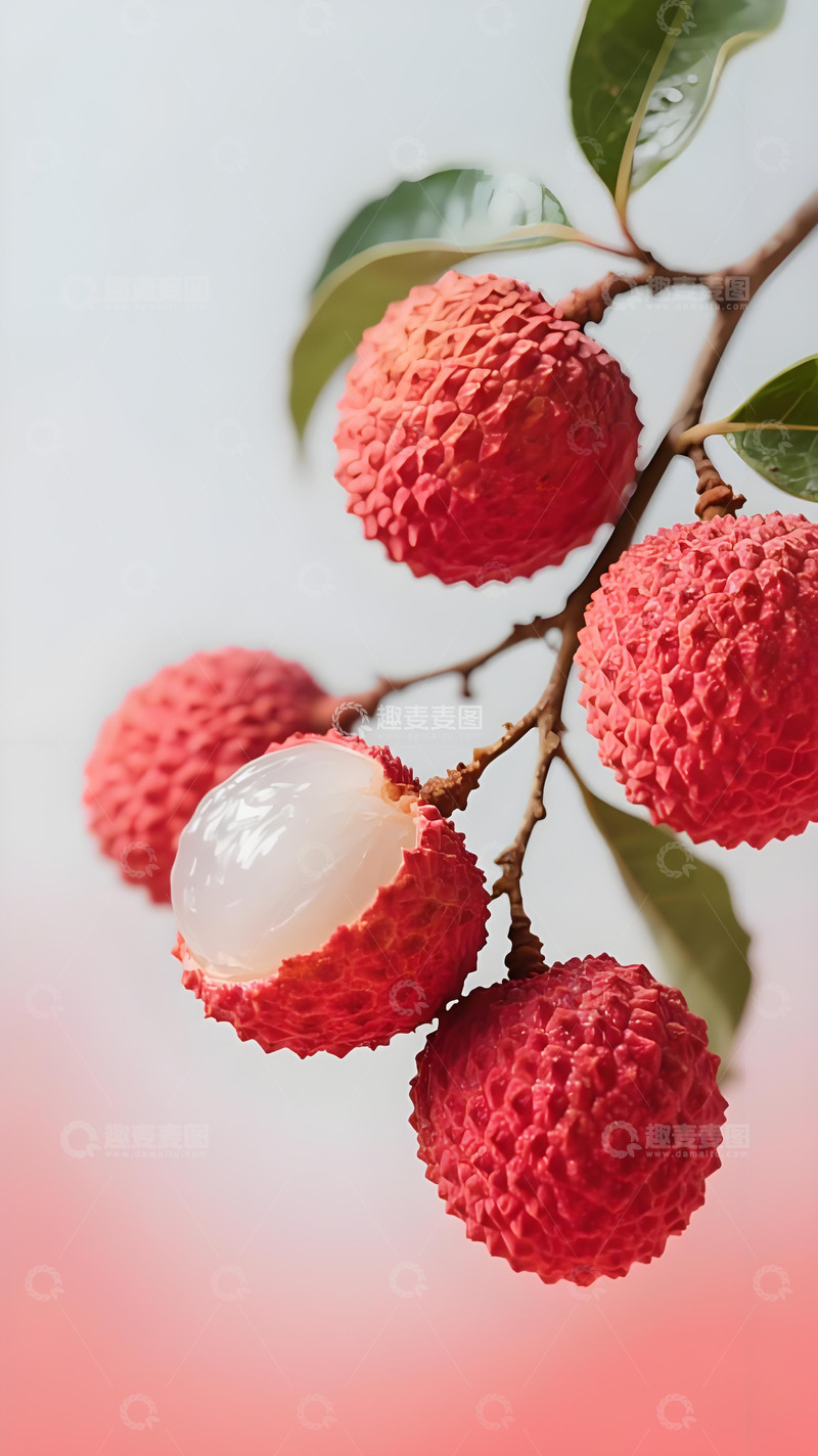 高清大图下载【趣麦麦图】水润荔枝特写摄影3
