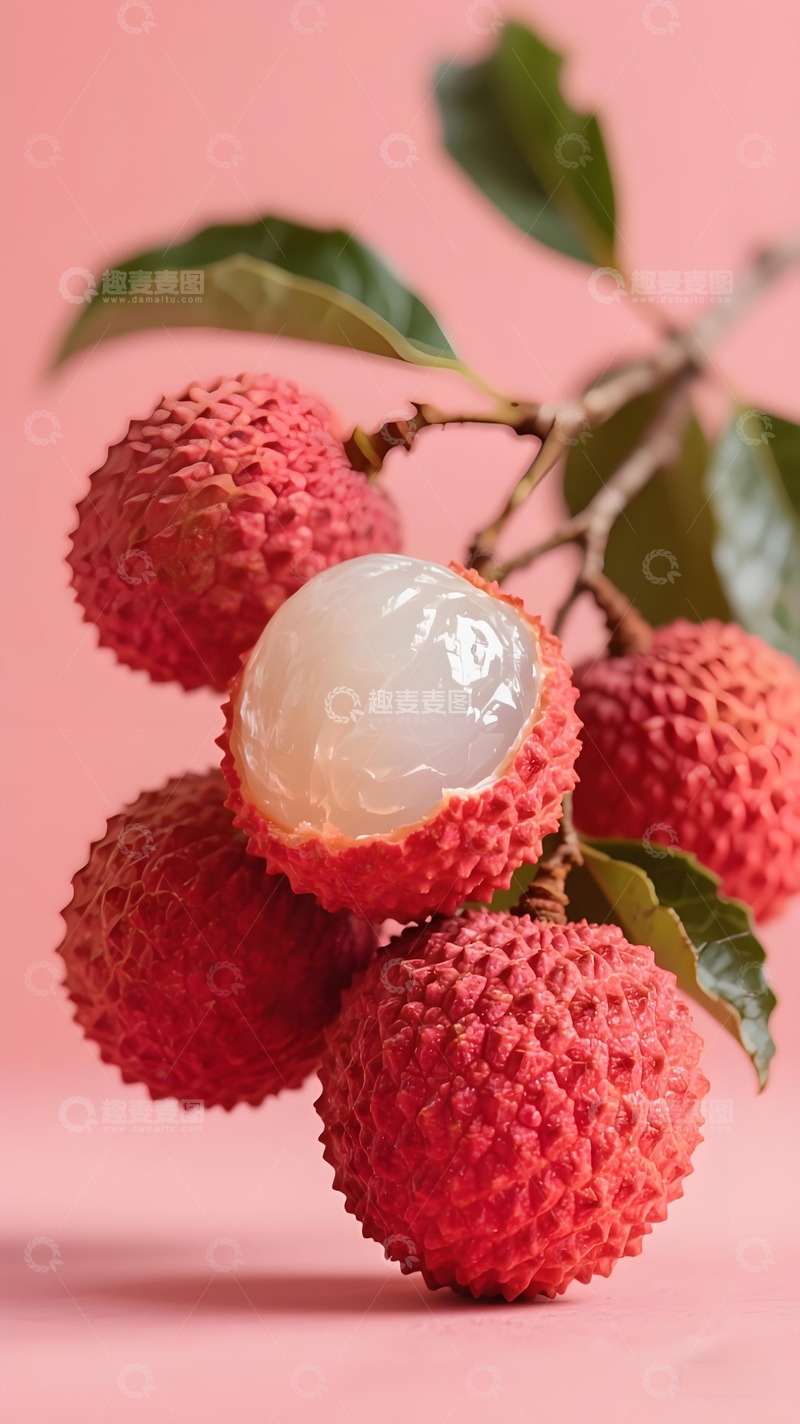 高清大图下载【趣麦麦图】水润荔枝特写摄影1