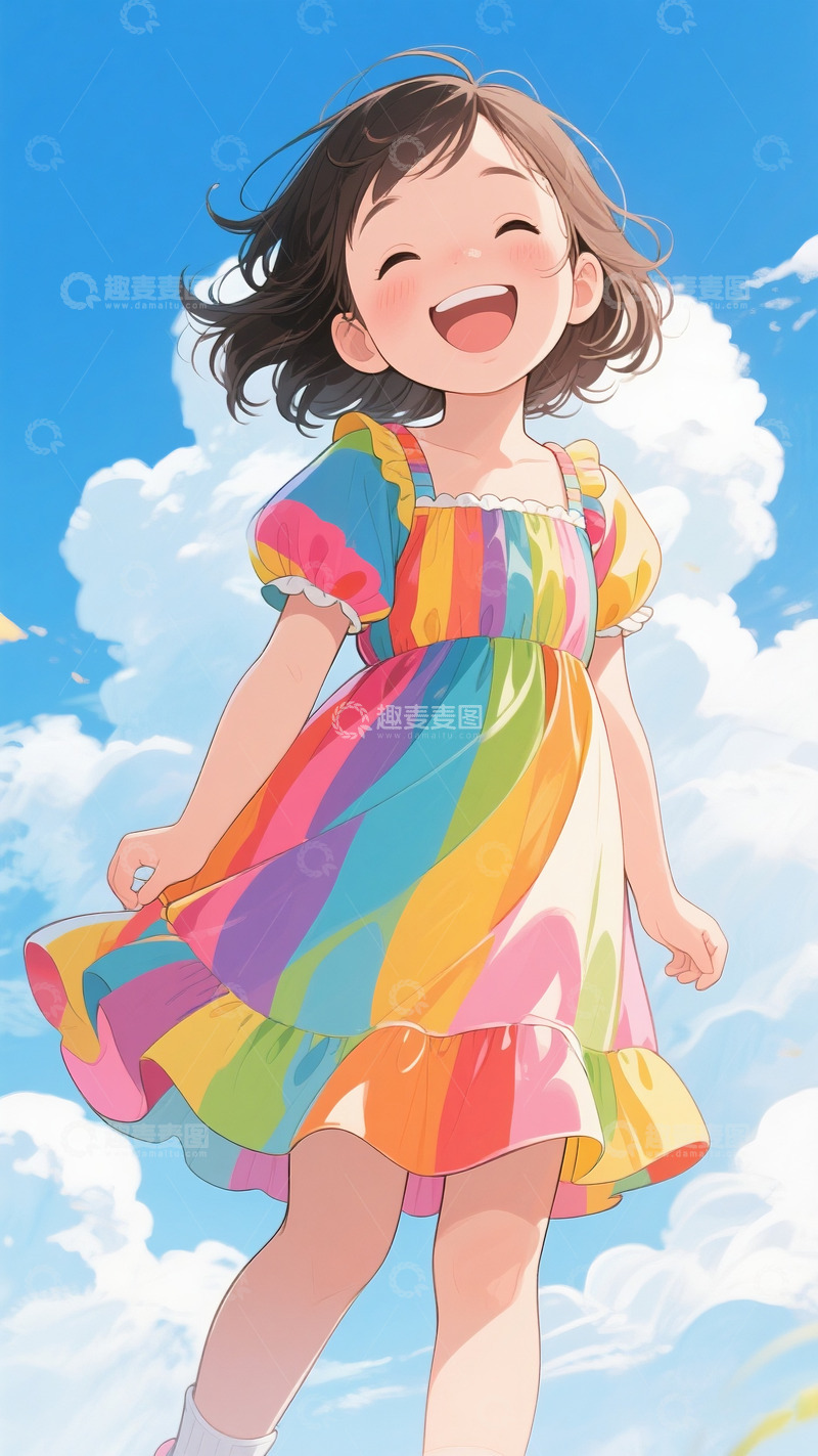 高清大图下载【趣麦麦图】活泼的孩子9