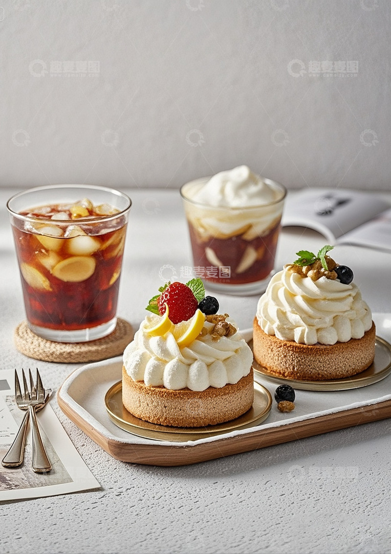 高清大图下载【趣麦麦图】夏日饮品元素素材