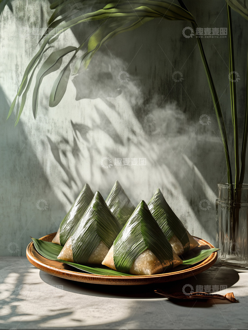 高清大图下载【趣麦麦图】美食篇&mdash;&mdash;粽子9