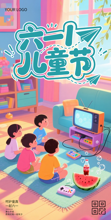 创意六一儿童节1