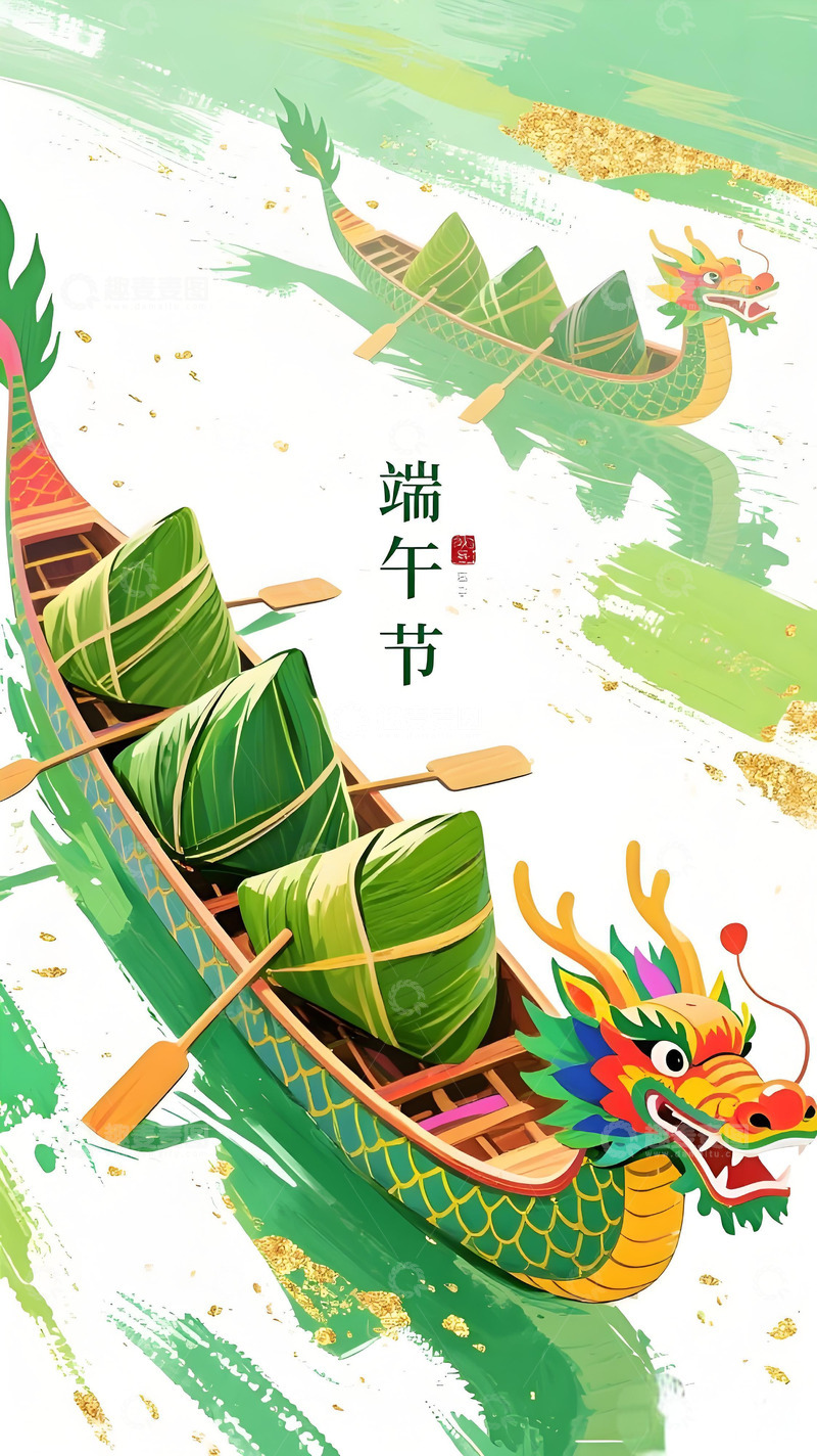 高清大图下载【趣麦麦图】端午节海报244