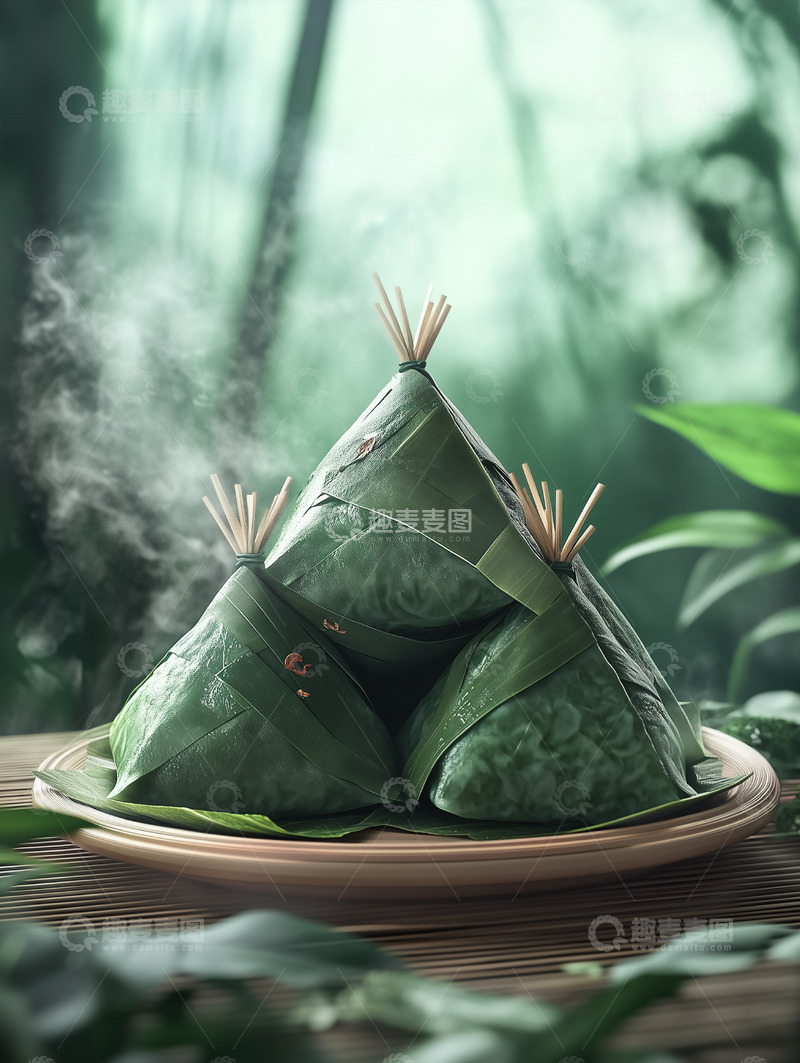 高清大图下载【趣麦麦图】美食篇&mdash;&mdash;粽子11
