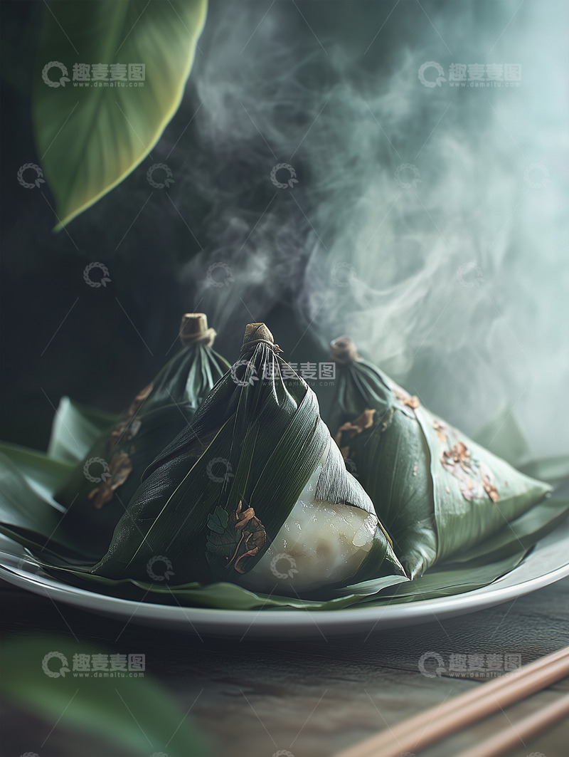 高清大图下载【趣麦麦图】美食篇&mdash;&mdash;粽子2