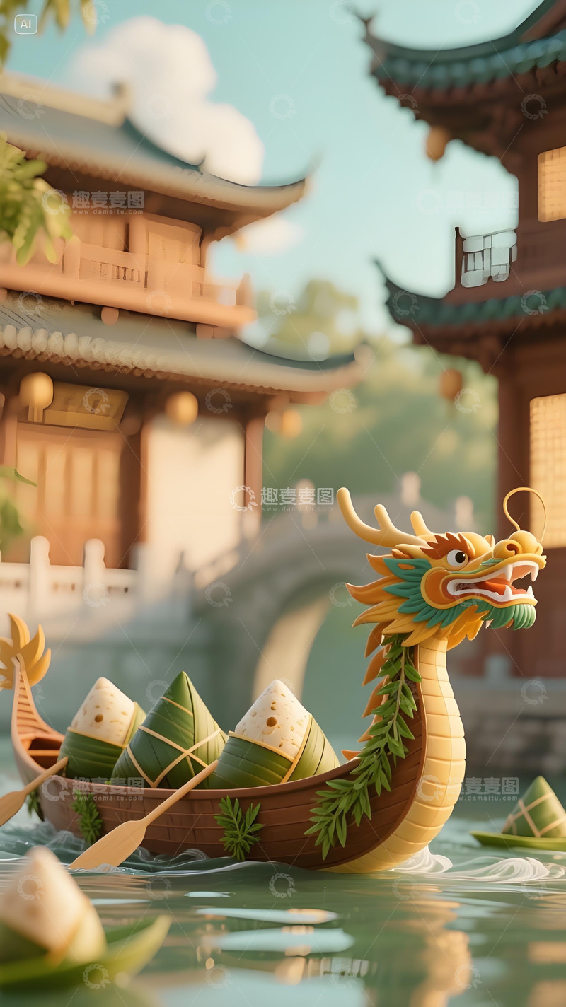 高清大图下载【趣麦麦图】端午节海报234