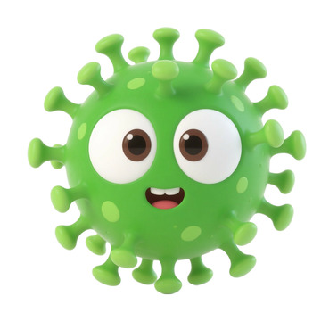 3D立体细菌免抠元素1