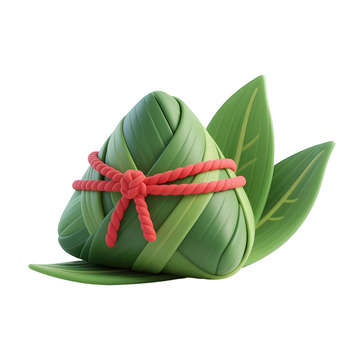 3D端午粽子装饰免扣元素