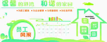 企业员工风采墙