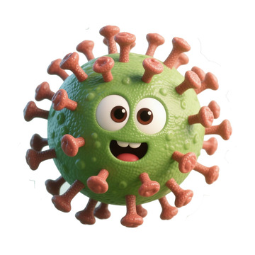 3D立体细菌免抠元素4