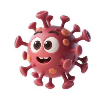 3D立体细菌免抠元素3