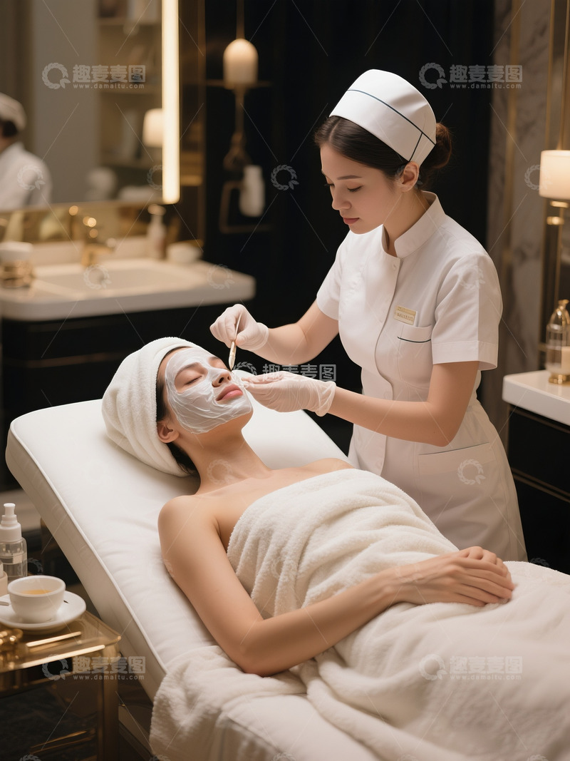 高清大图下载【趣麦麦图】在美容的女人2