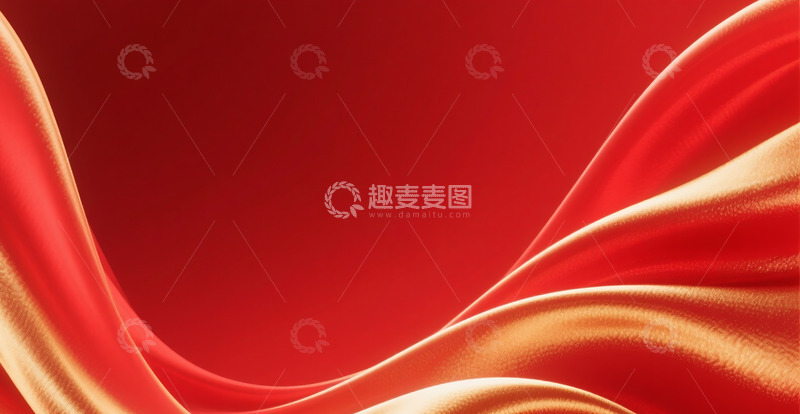 高清大图下载【趣麦麦图】抽象流动布料背景3D3