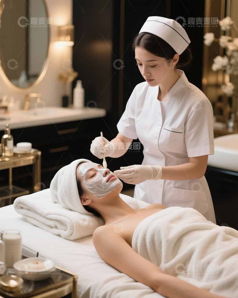 高清大图下载【趣麦麦图】在美容的女人3