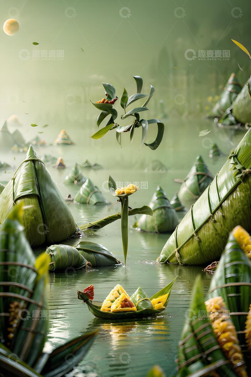 高清大图下载【趣麦麦图】端午节海报249