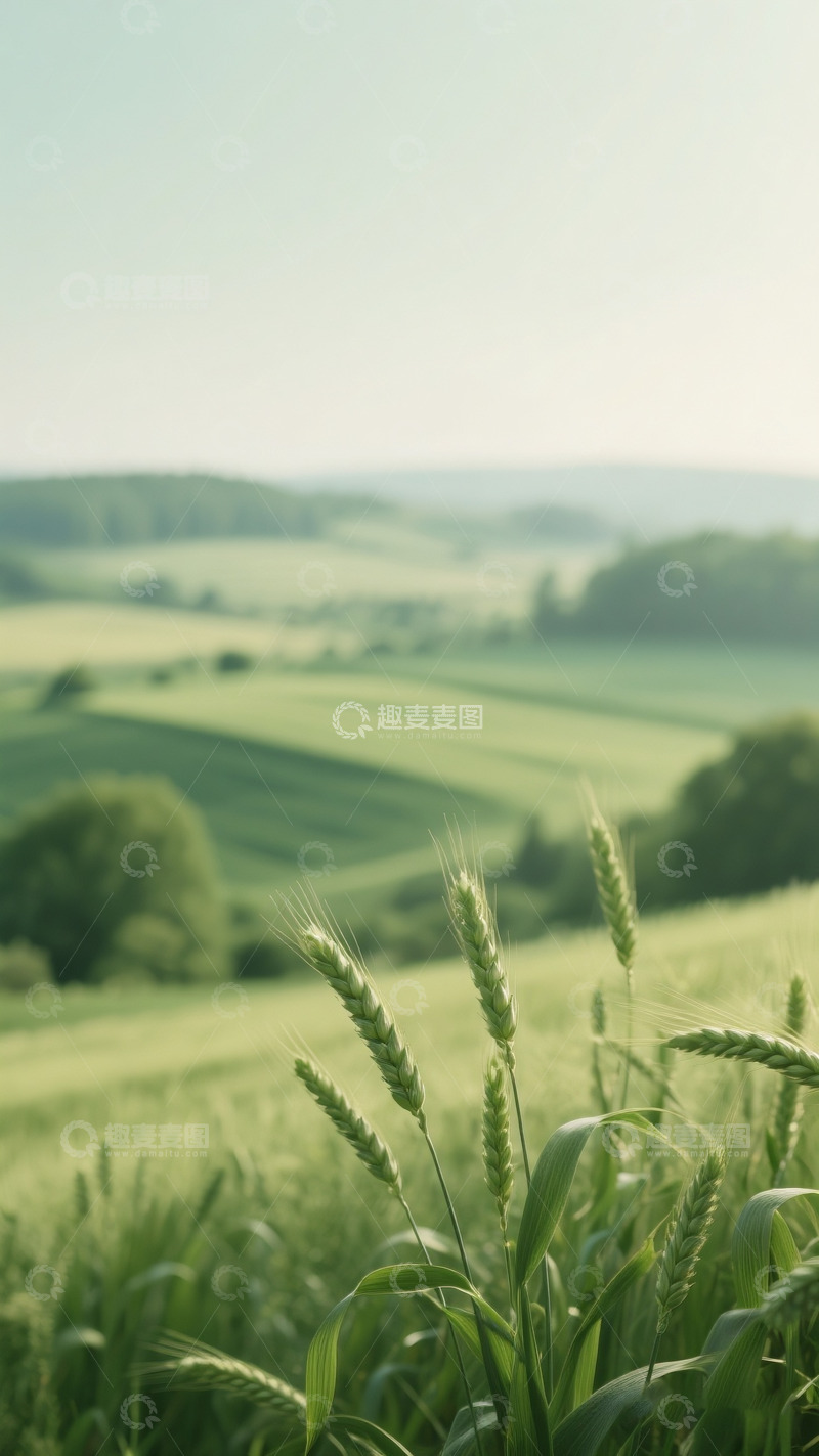 高清大图下载【趣麦麦图】小满海报背景5