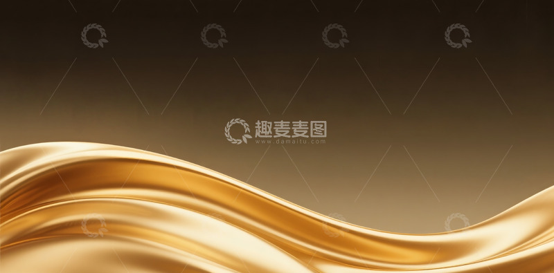 高清大图下载【趣麦麦图】抽象流动布料背景3D14