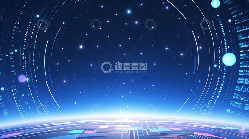 高清大图下载【趣麦麦图】未来科技背景8