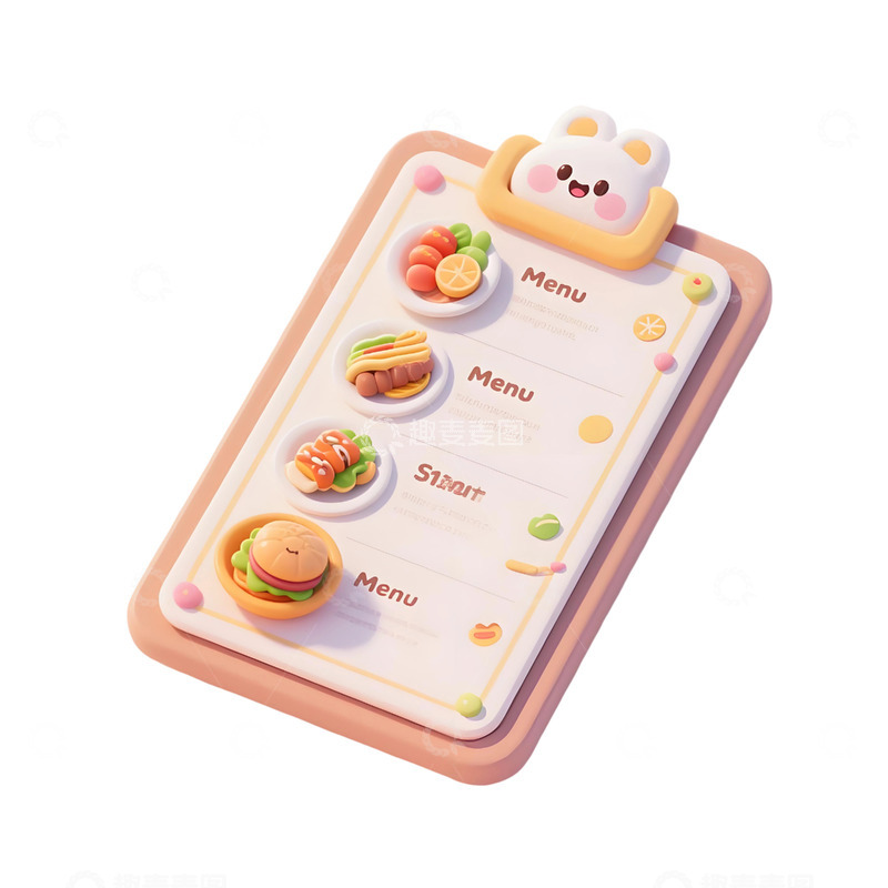 高清大图下载【趣麦麦图】菜单免扣元素