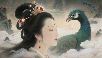 云间绮韵凤眸凝仙颜