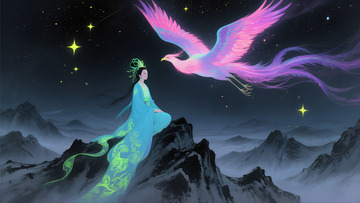 幽山星语彩凤会仙姝