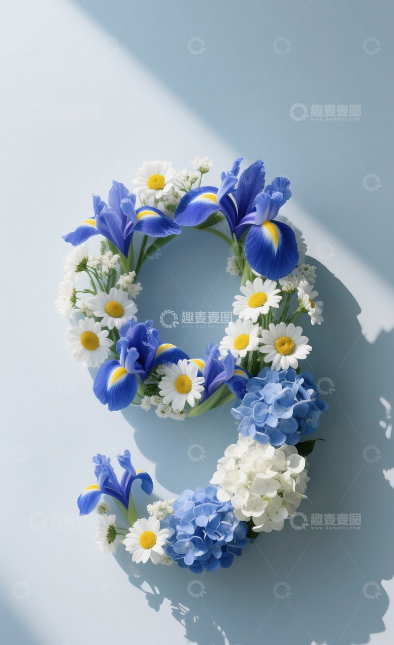 鲜花数字9